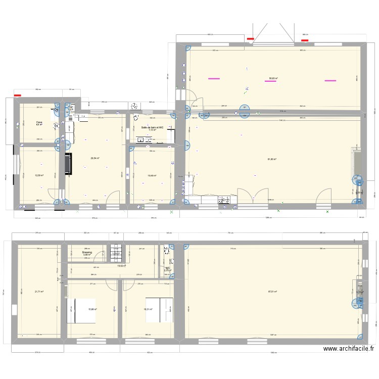  Maison Montmerrei 2. Plan de 0 pièce et 0 m2