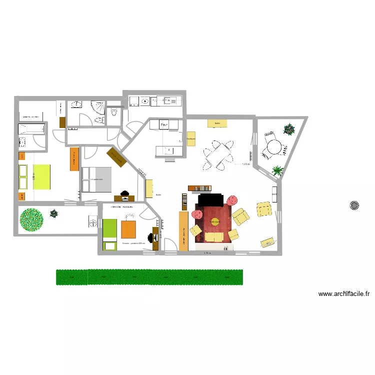 Jardins du Potier version 6. Plan de 