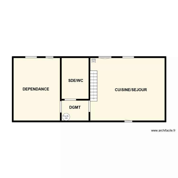 MARZELIERE RDC. Plan de 