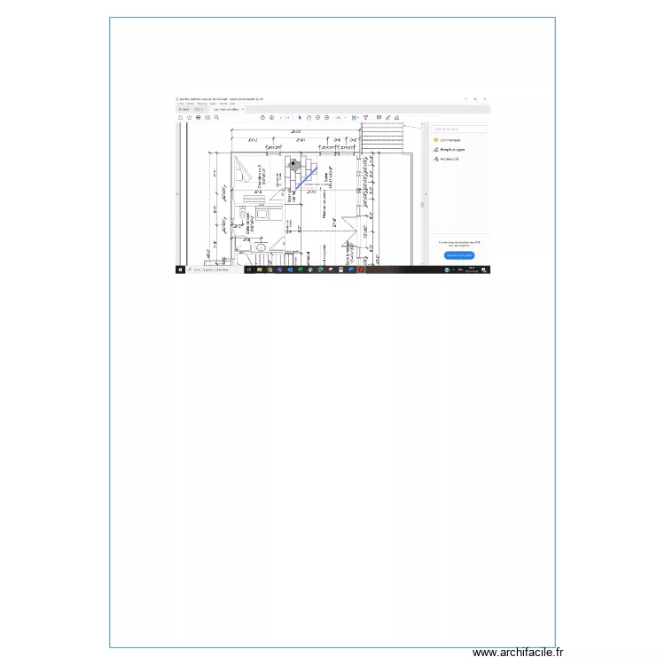 combustion chalet. Plan de 
