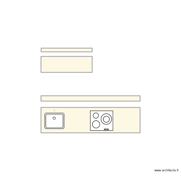 PLAN TRAVAIL MAZRINE. Plan de 4 pièces et 2 m2