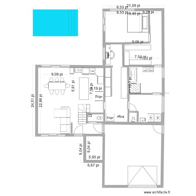 555-3. Plan de 0 pièce et 0 m2