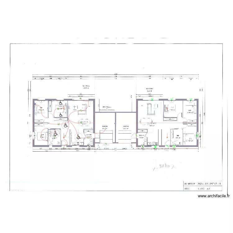 HERVE ARBOR. Plan de 