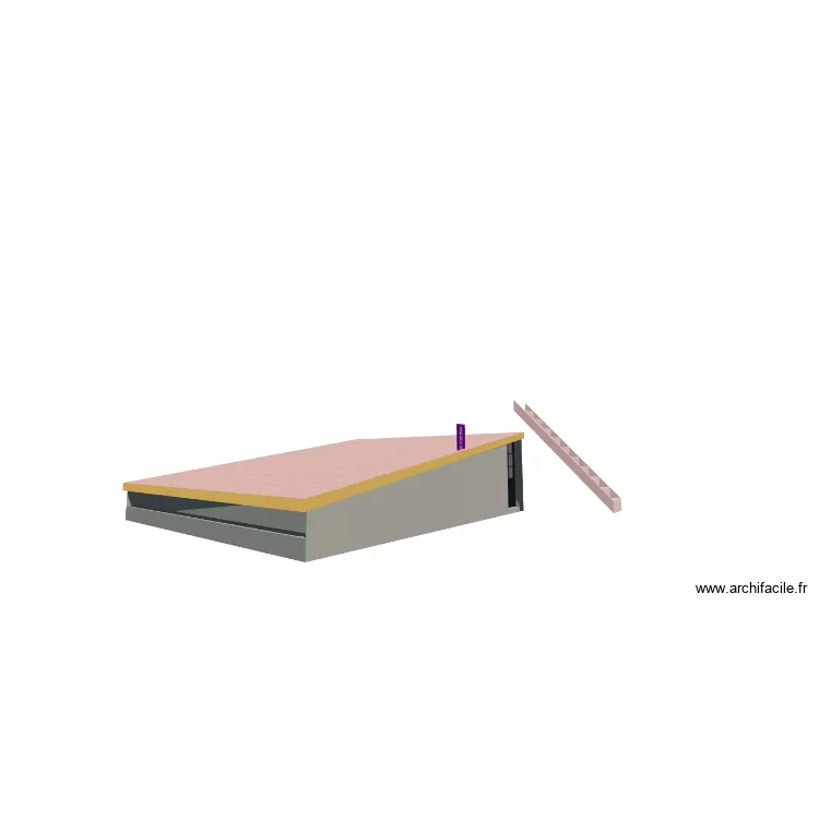 PLAN COMBLES FUTUR / Ouvertures. Plan de 8 et 108 m² PLAN COMBLES FUTUR / Ouvertures. Plan de 8 et 108 m²