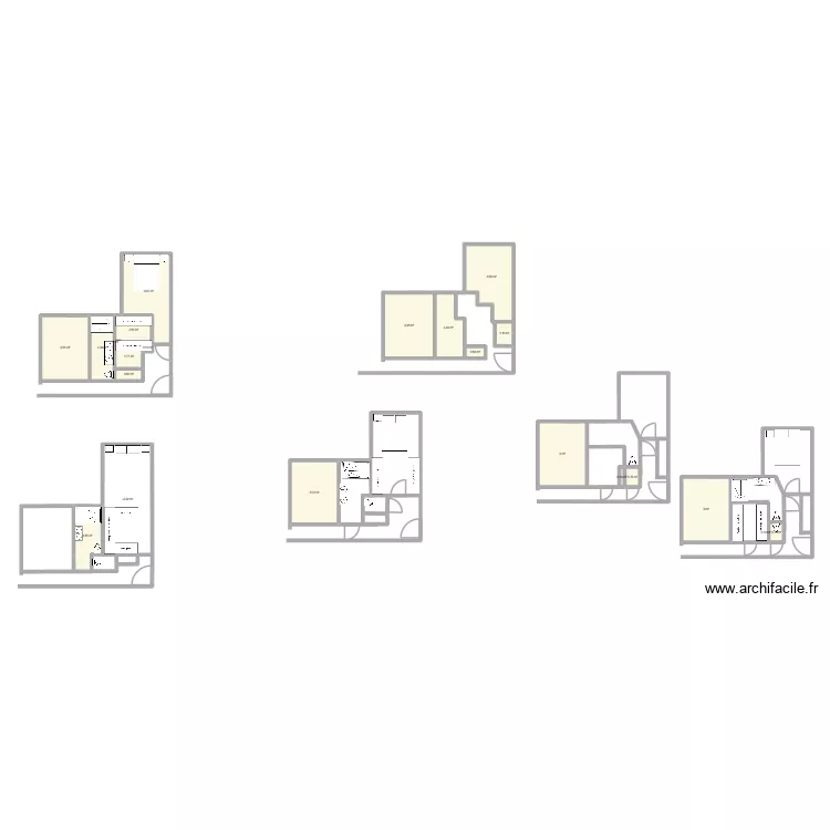 Madrid. Plan de 22 pièces et 102 m²