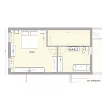 56 ch. de Bruxelles avec jardin + chambre  + SDB