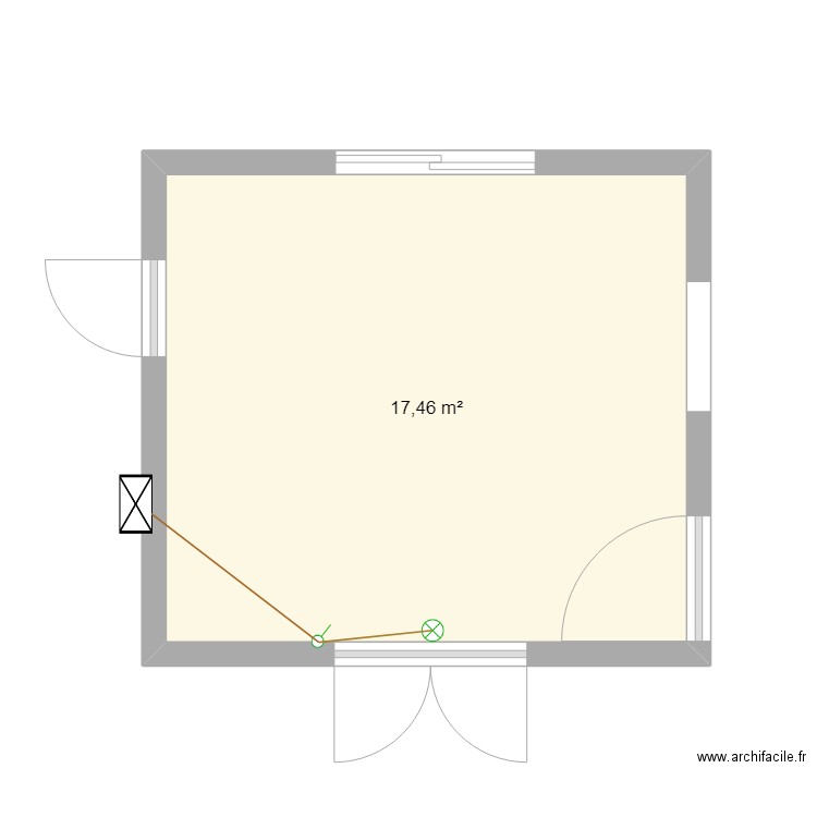 Cuisine parents. Plan de 0 pièce et 0 m2