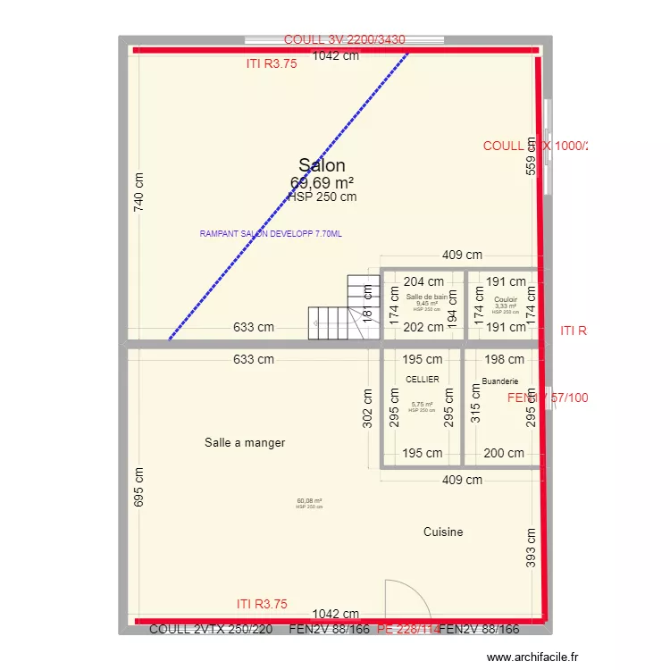 VIT ANAIS / ASTAFORT. Plan de 