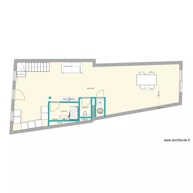 49 2026 BIS avril. Plan de 5  et 69 m²