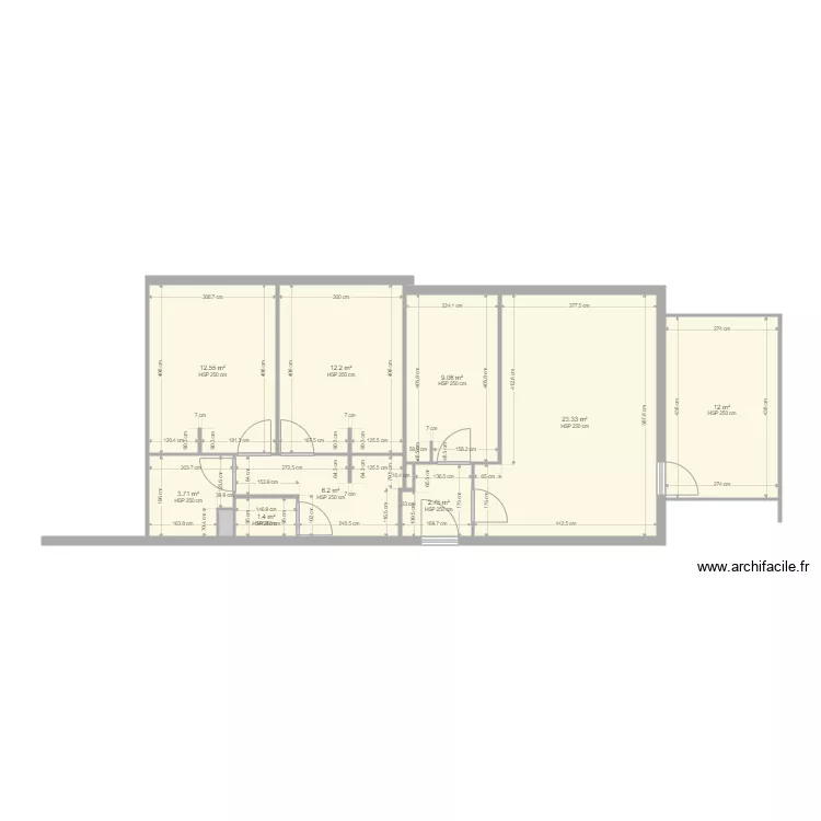 FONCIA EV A33. Plan de 