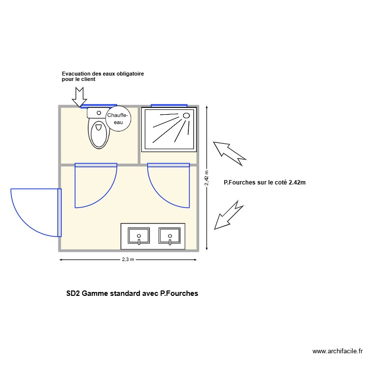 SD2 P.Fourches CLAIRE JULIEN. Plan de 0 pièce et 0 m2
