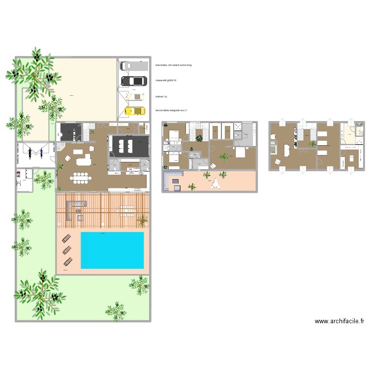 euromillion. Plan de 38 pièces et 1602 m2