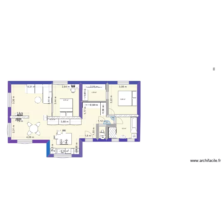 V2-Guillestre. Plan de 