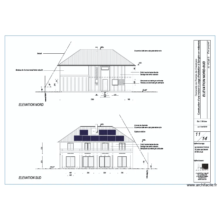 9 X 420 KWc paysage - Stewart Sainghin. Plan de 9 X 420 KWc paysage - Stewart Sainghin. Plan de