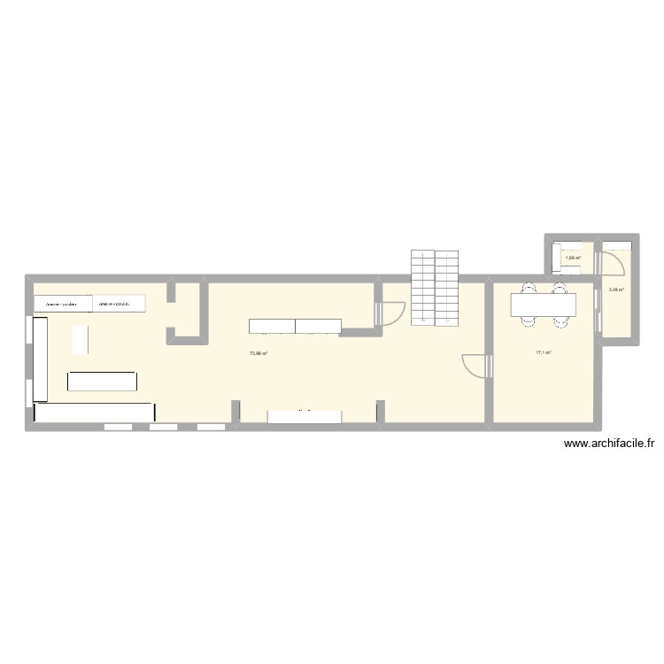 stage. Plan de 0 pièce et 0 m2