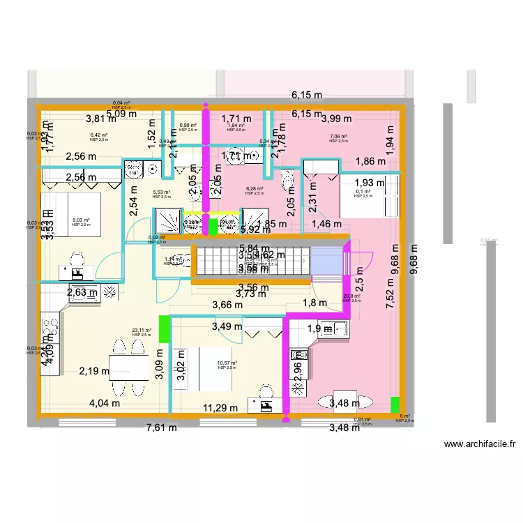 etage2. Plan de 
