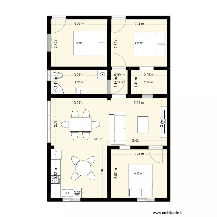 maison_marga. Plan de 