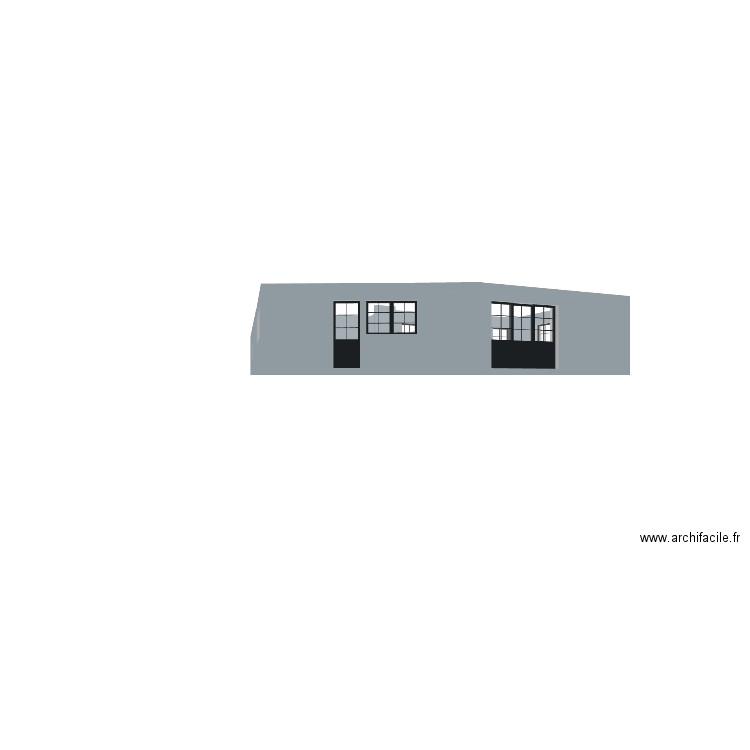 extenbtion 5b. Plan de 2 pièces et 43 m2