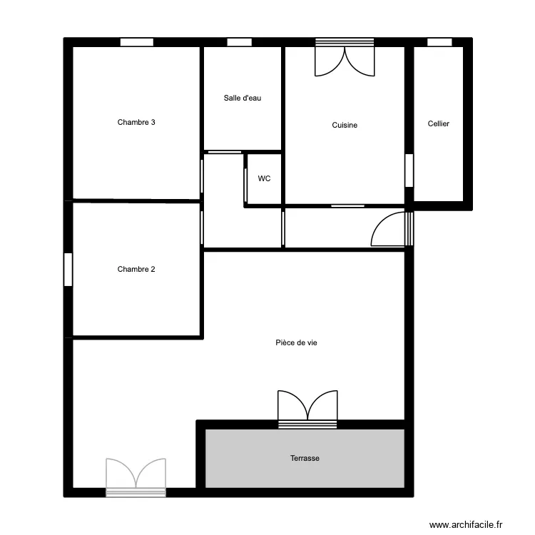 FARINA - Appart. Plan de 10  et 83 m²