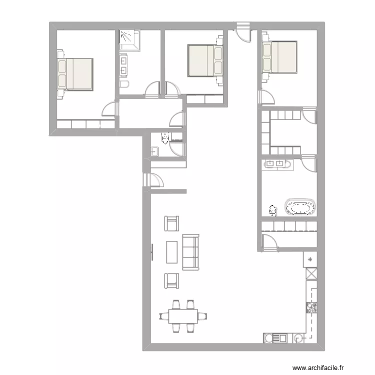 Sardao. Plan de 1 et 213 m² Sardao. Plan de 1 et 213 m²