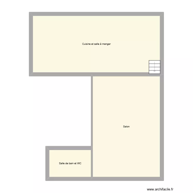 Aubry RDC. Plan de 