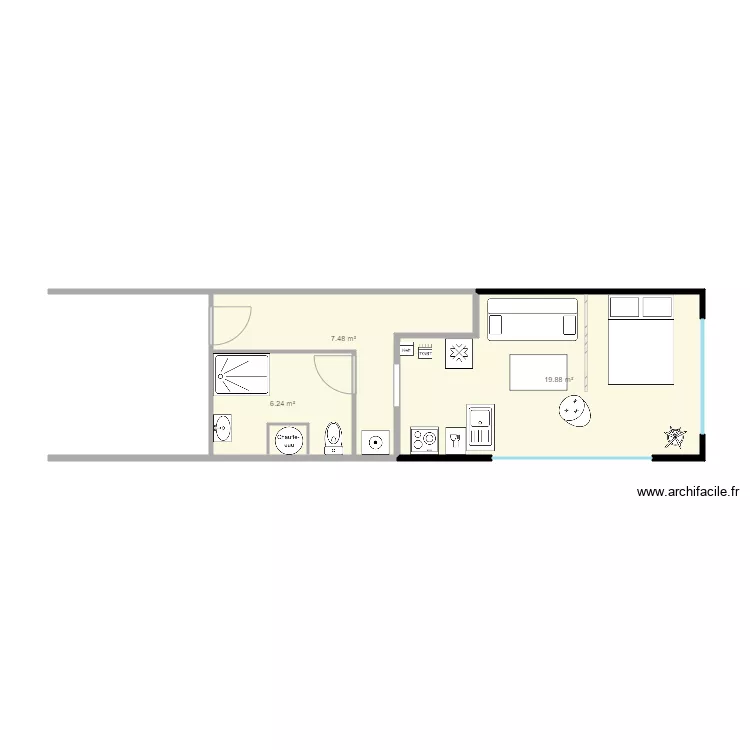 Studio Farlede. Plan de 