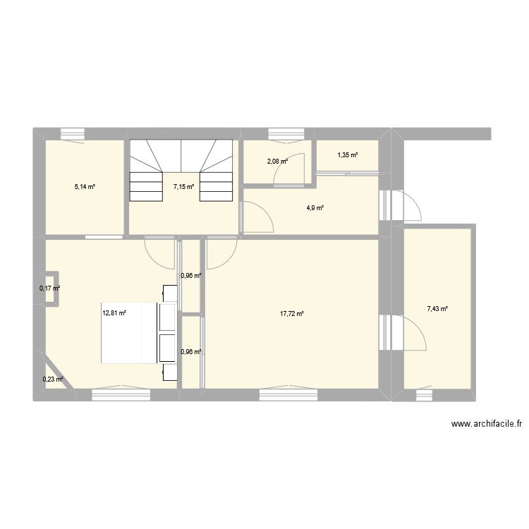 Mas JB. Plan de 19 pièces et 164 m2