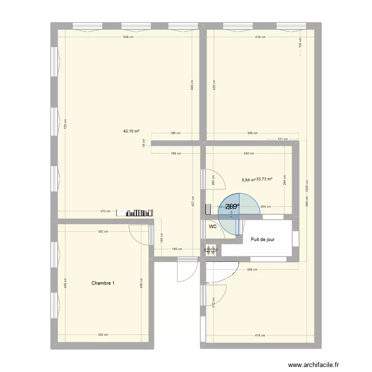 Cathédrale 2 appartements. Plan de Cathédrale 2 appartements. Plan de