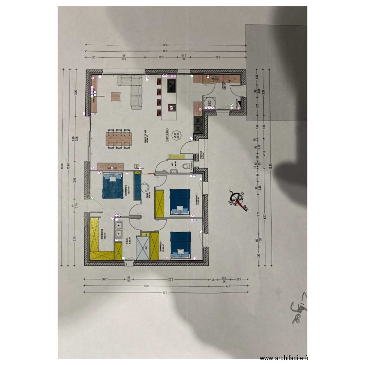FLO ET LORIE. Plan de 0 pièce et 0 m2