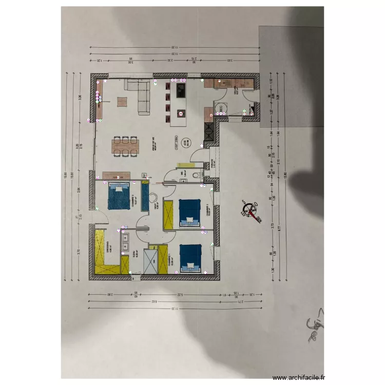 FLO ET LORIE. Plan de 0 pièce et 0 m2