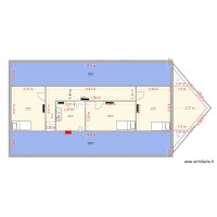 Implantation chauffage étage