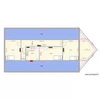 Implantation chauffage étage