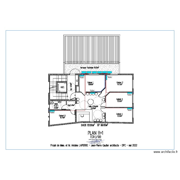 SCI LES FIGUIERS R+1. Plan de 0 pièce et 0 m2