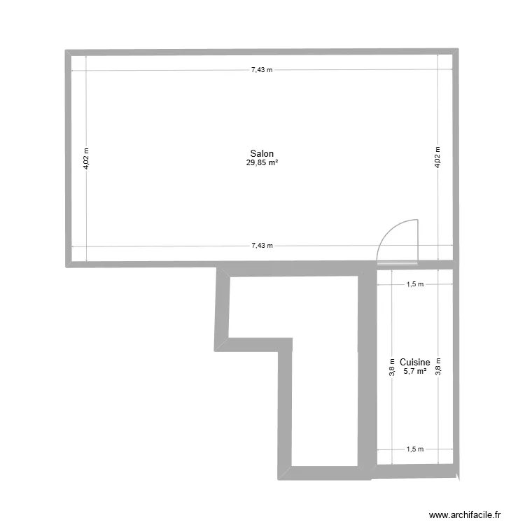 bosi. Plan de 2 et 36 m² bosi. Plan de 2 et 36 m²