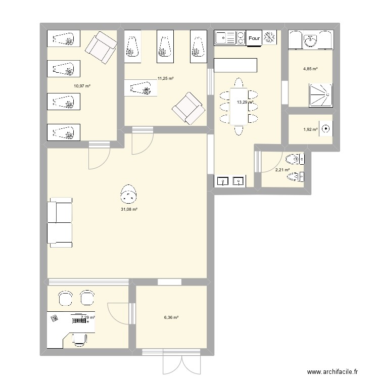 MAM les minis biterrois . Plan de 0 pièce et 0 m2