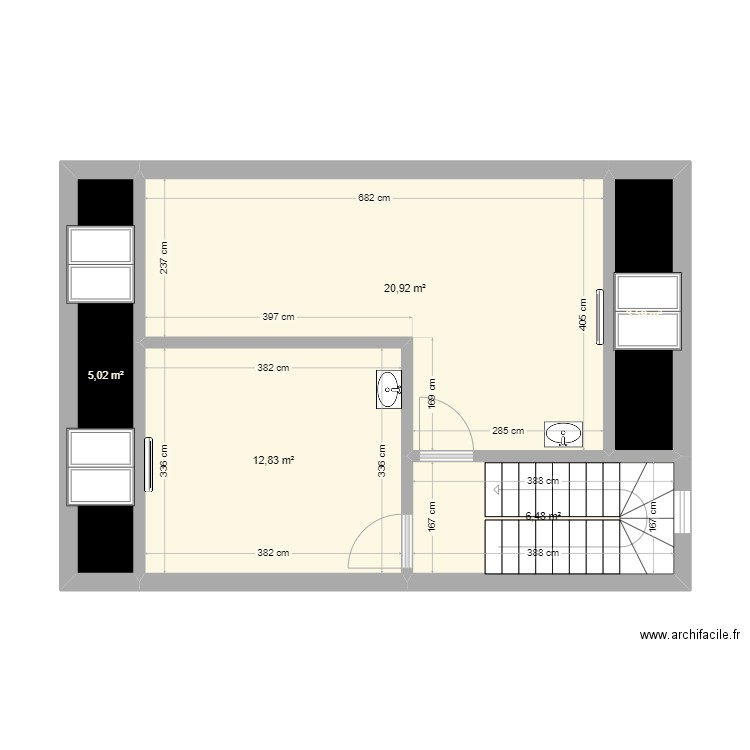 Jumet Eléa 2 ème étage chauffagiste. Plan de 0 pièce et 0 m2
