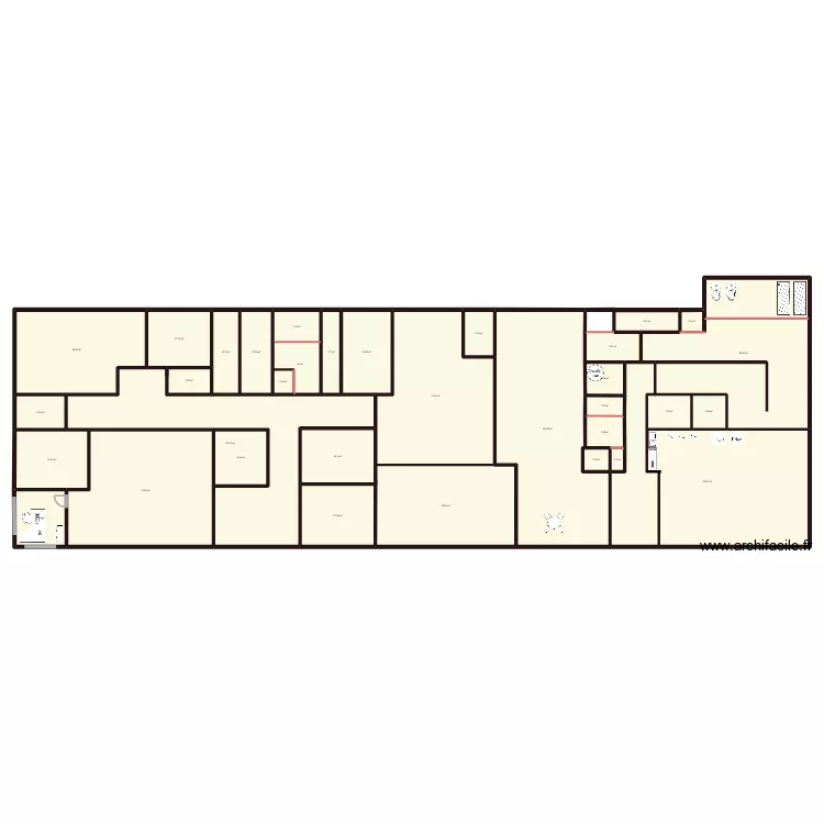 bureaux Oceane. Plan de 