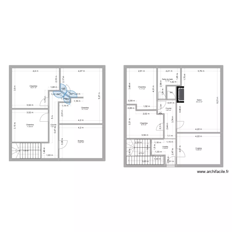 METENIER / TENEUR. Plan de 
