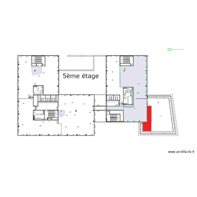 zone fumeur. Plan de 0 pièce et 0 m2