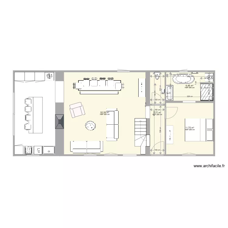 La Poupeliniere RDC . Plan de 