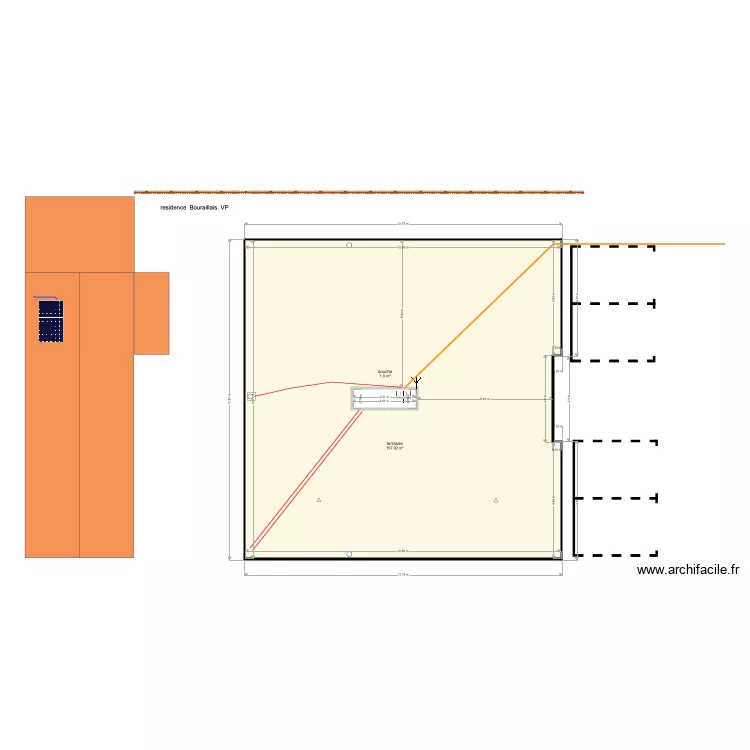 resi Bouraillais. Plan de 