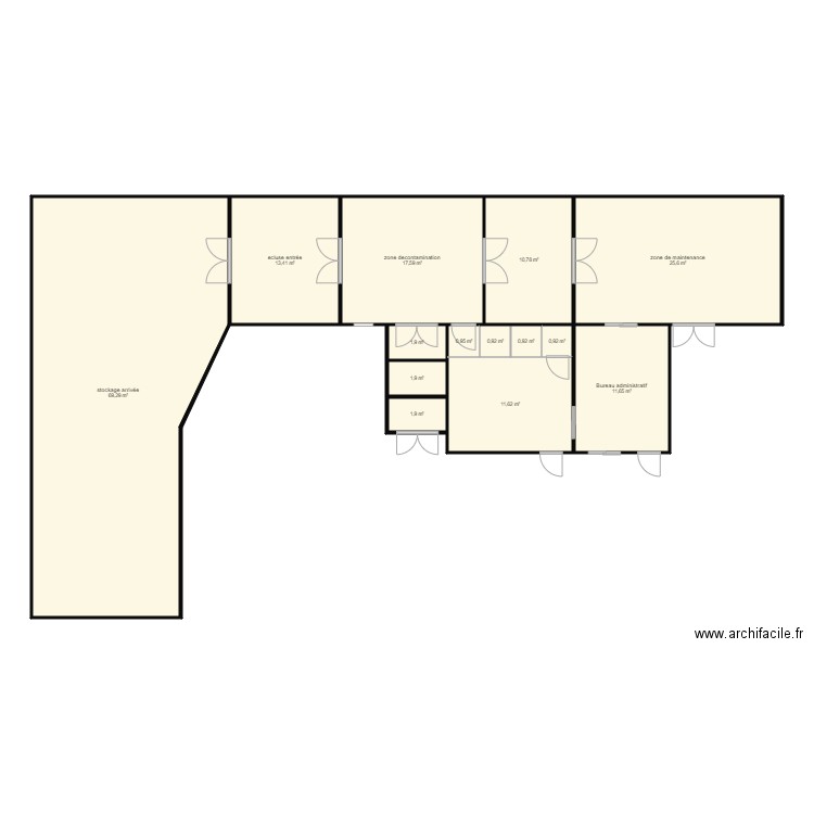 cabine1002222. Plan de 0 pièce et 0 m2