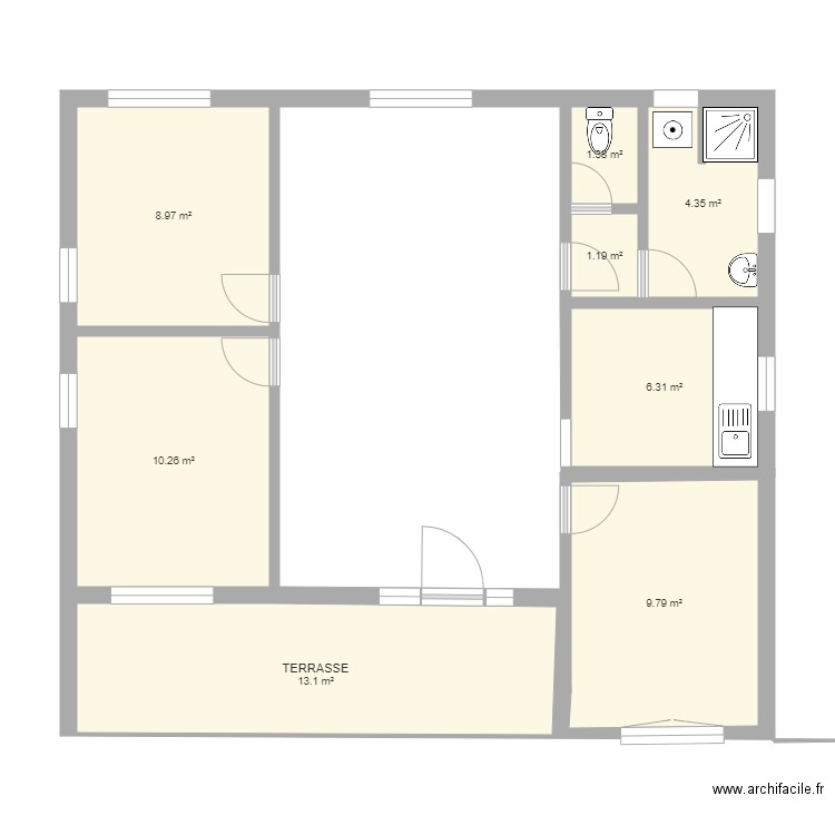 STE LUCE RDC. Plan de 0 pièce et 0 m2