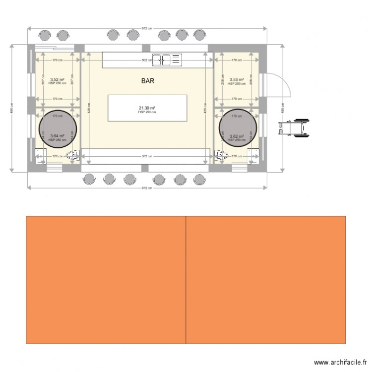 Maïana Buvette 2. Plan de 0 pièce et 0 m2