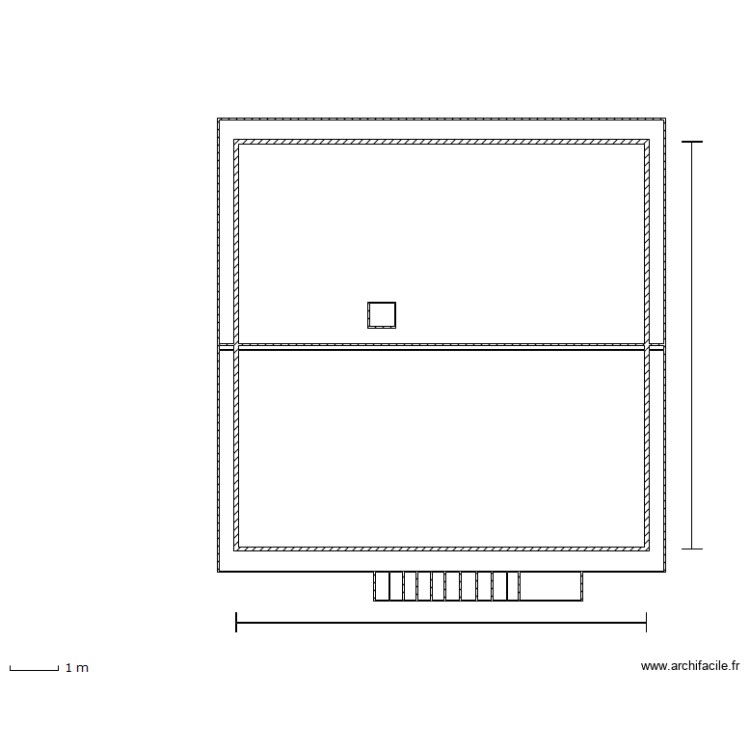Plan vue de dessus . Plan de 0 pièce et 0 m2