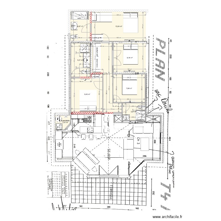 lebordelou CUISINE 2. Plan de 0 pièce et 0 m2