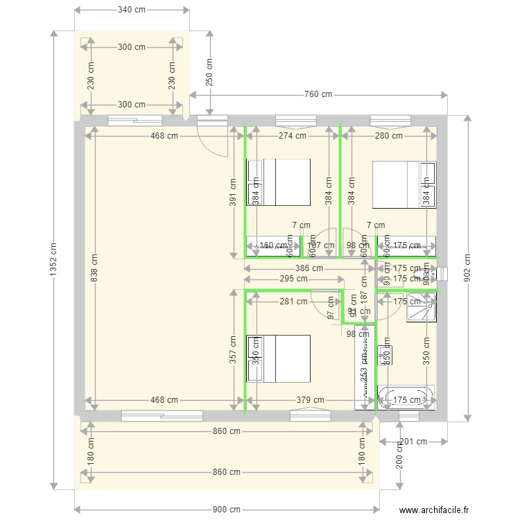 lyons. Plan de 0 pièce et 0 m2