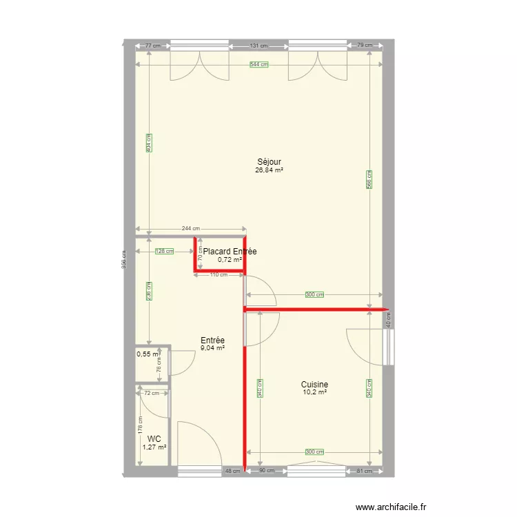 Maison Orvault actuel. Plan de 