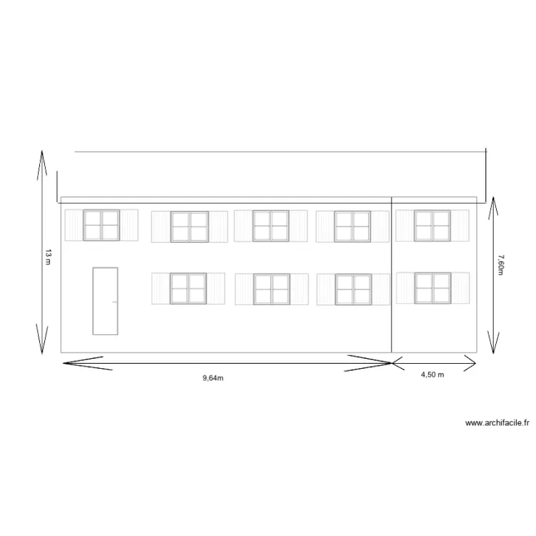 plan de face. Plan de 