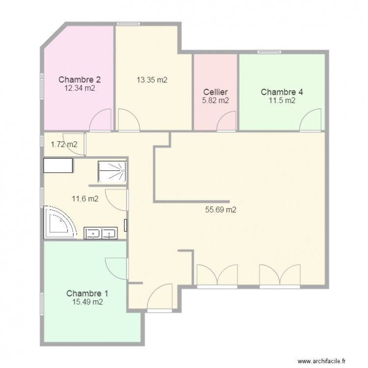 maisonnette meuble. Plan de 0 pièce et 0 m2